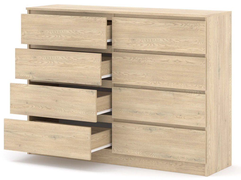 Komoda Maya S8 (dub cremona). Akcia -14%. Vlastná spoľahlivá doprava až k Vám domov. 1124947