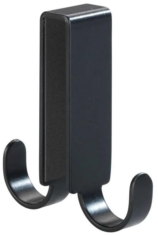 Čierna závesná samodržiaca kovová súprava doplnkov do kúpeľne Classic – Wenko