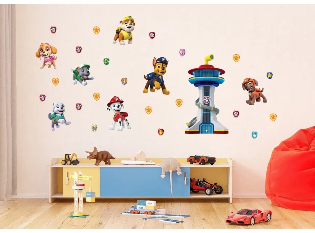 Samolepiaca dekorácia Paw Patrol, 65 x 85 cm