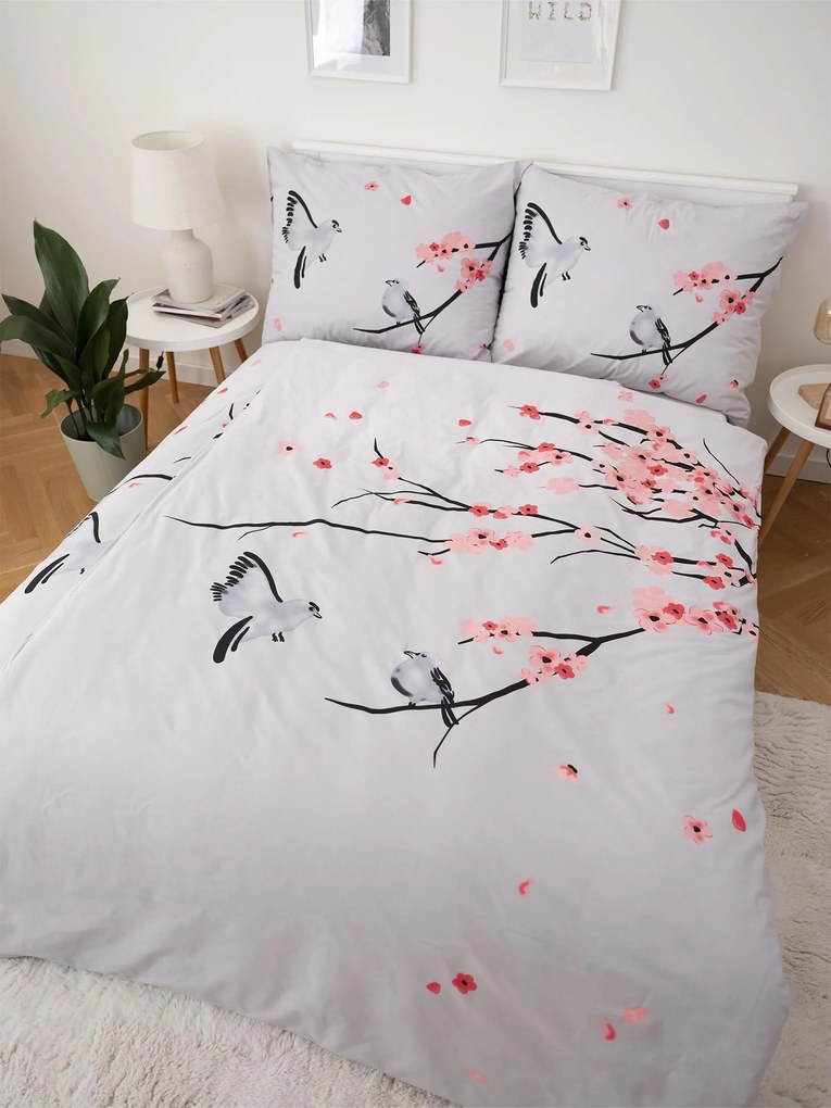 Predĺžené bavlnené obliečky Renforcé – Sakura 02