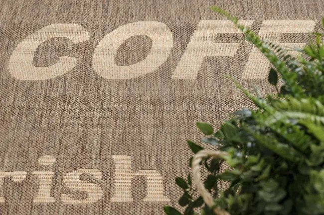 Koberec šnúrkový SIZAL FLOORLUX 20645 coffee / natural