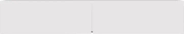 Závěsný toaletní stolek MIKA 110 cm bílý