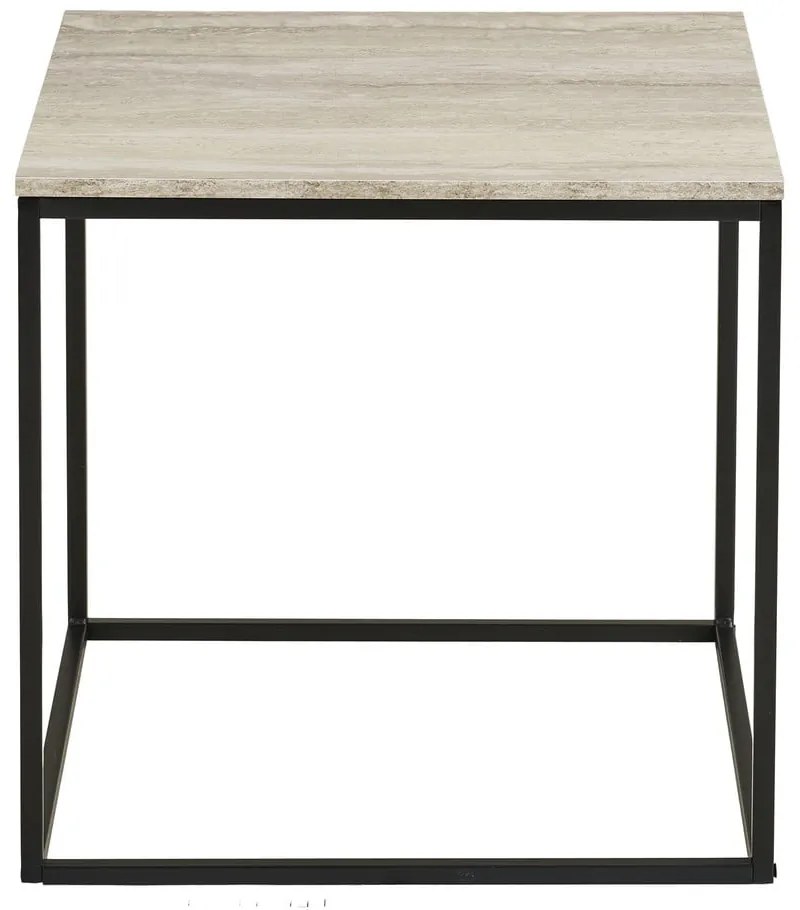 Odkladací stolík v dekore kameňa 45x45 cm Vita – House Nordic