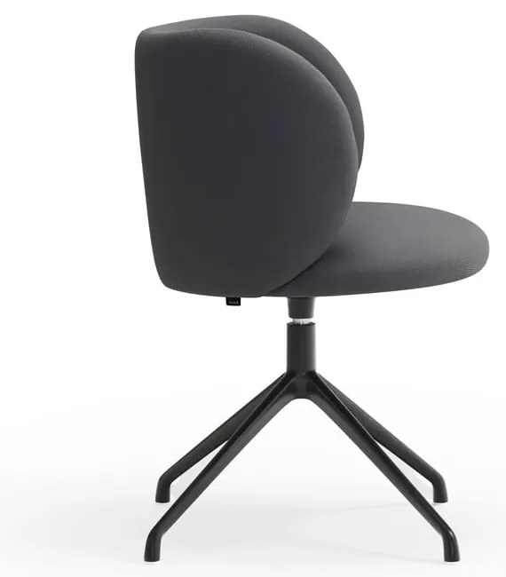 Tmavosivé čalúnené jedálenské kreslo Mogi – Teulat