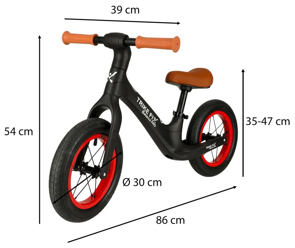 IKO Odrážadlo Trike Fix balance PRO – čierne