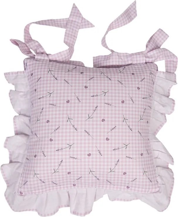 Bavlnený povlak na podsedák Lavander Garden - 40*40 cm