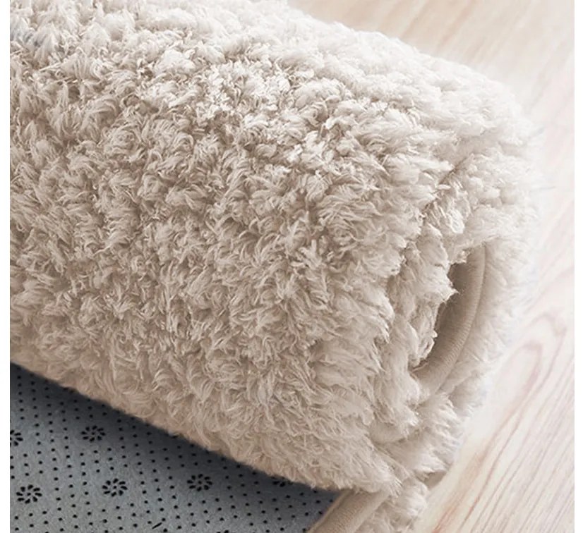 Béžový okrúhly koberec Alpaka Rozmer: 180 cm