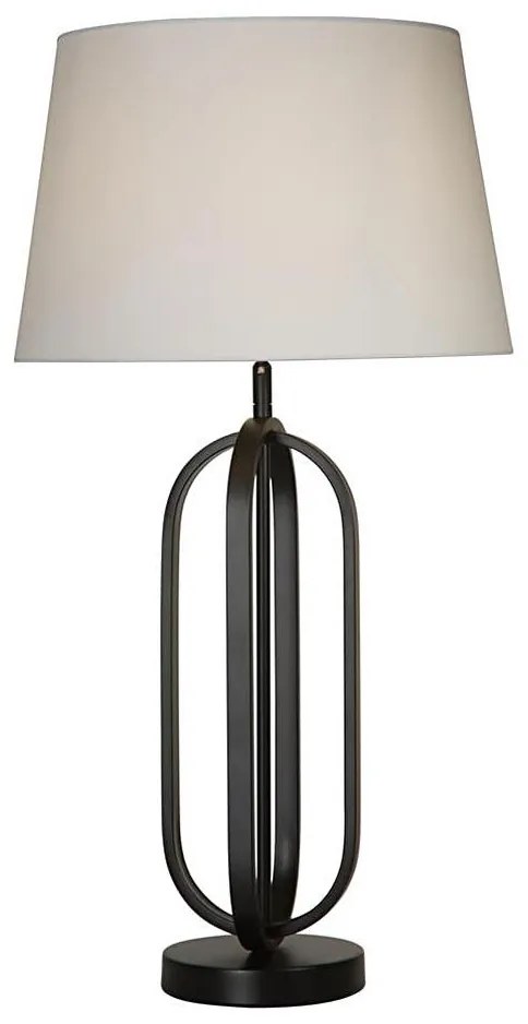 Searchlight EU91101WH - Stolná lampa CHIC 1xE27/60W/230V biela