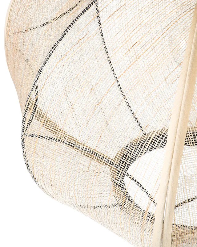 Orientálne závesné svietidlo hnedé 48 cm - Rob