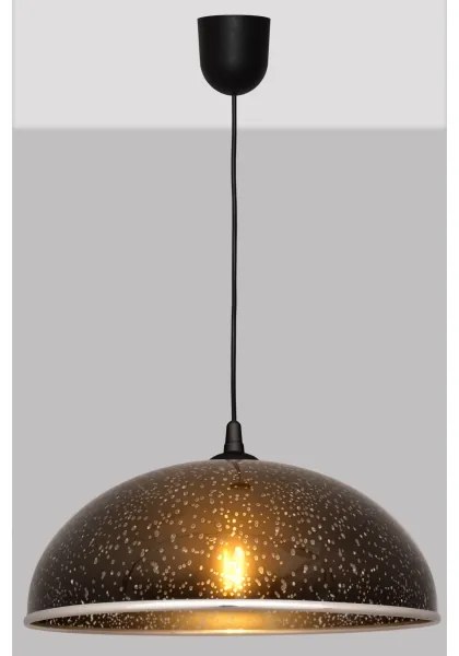 Luster na lanku CIRCLE 1xE27/15W/230V čierna