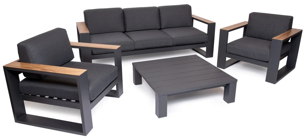 Záhradný hliníkový nábytok RUBY antracitový