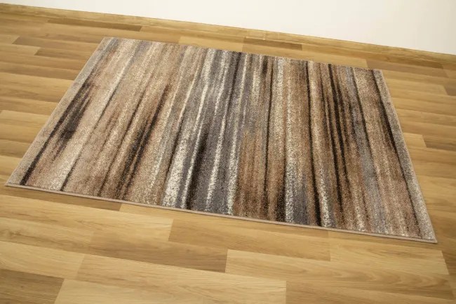 Koberec Mira 24046/163 Linie béžový / hnedý