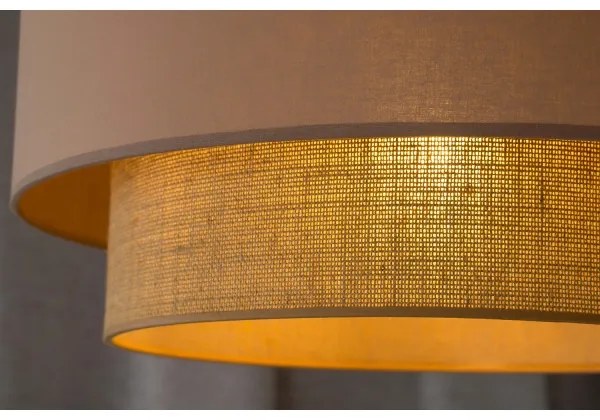 Duolla - Luster na lanku BOHO 1xE27/15W/230V pr. 45 cm béžová/hnedá