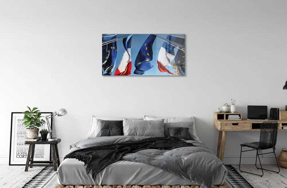 Sklenený obraz flags 120x60 cm