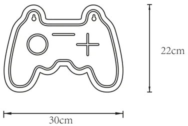 Dekoratívne svietidlo LED GAMEPAD