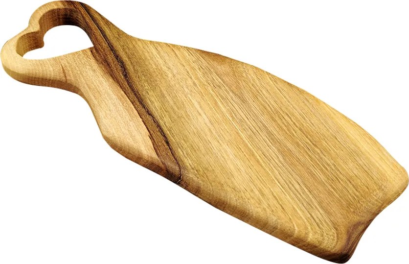 AMADEA Drevená doštička srdce, masívne drevo, 29 x 10,5 cm, český výrobok