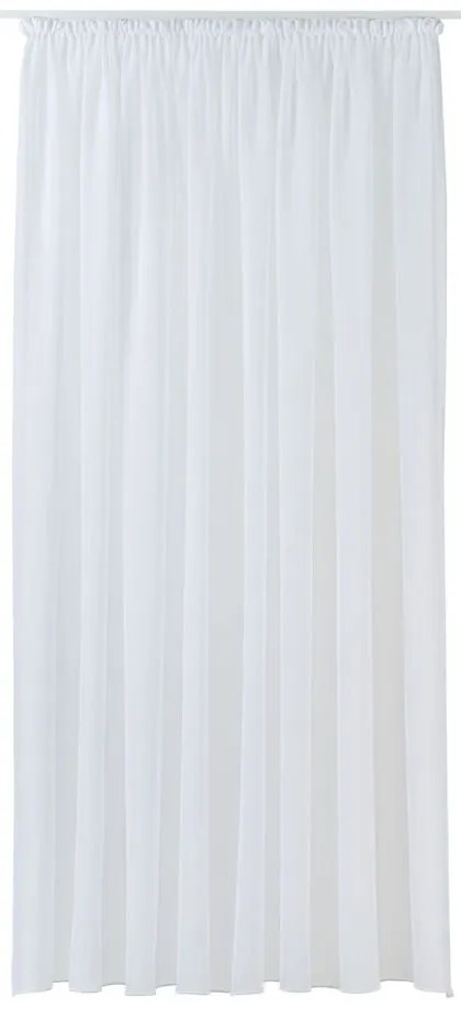 Biela voálová záclona 300x260 cm Crush – Mendola Fabrics
