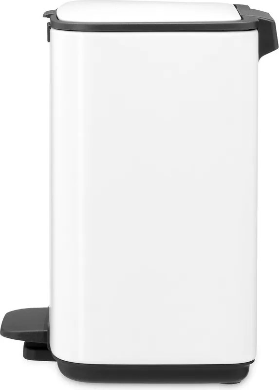 Biely pedálový oceľový odpadkový kôš 4 l Bo – Brabantia