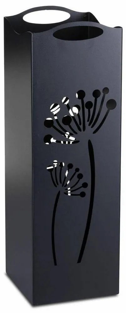 Kovový stojan na dáždniky INDUSTRIAL 60x21 cm čierna