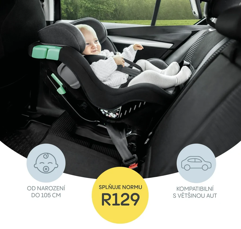 Autosedačka ZOPA Verso R129 - Night Black