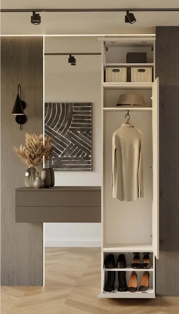 Předsíňová skříň Haga 50 cm kašmír