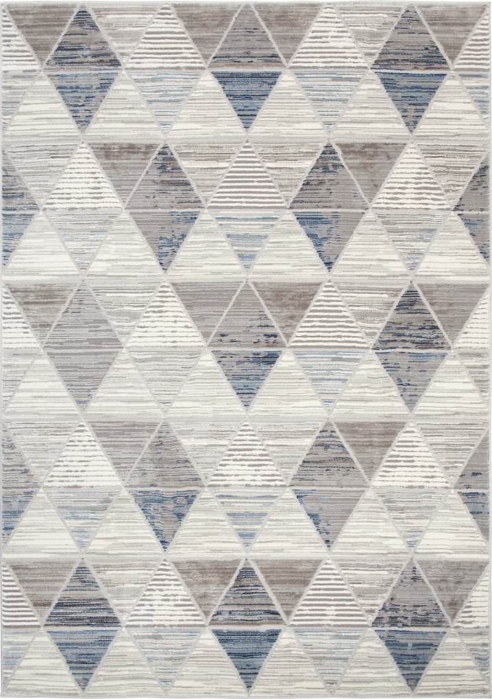 TA Koberec E460A SVETLO SIVÁ/TMAVOMODRÁ ASTHANE