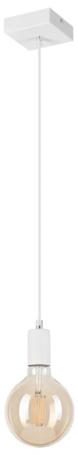 Luster na lanku ASTRID 1xE27/60W/230V biela