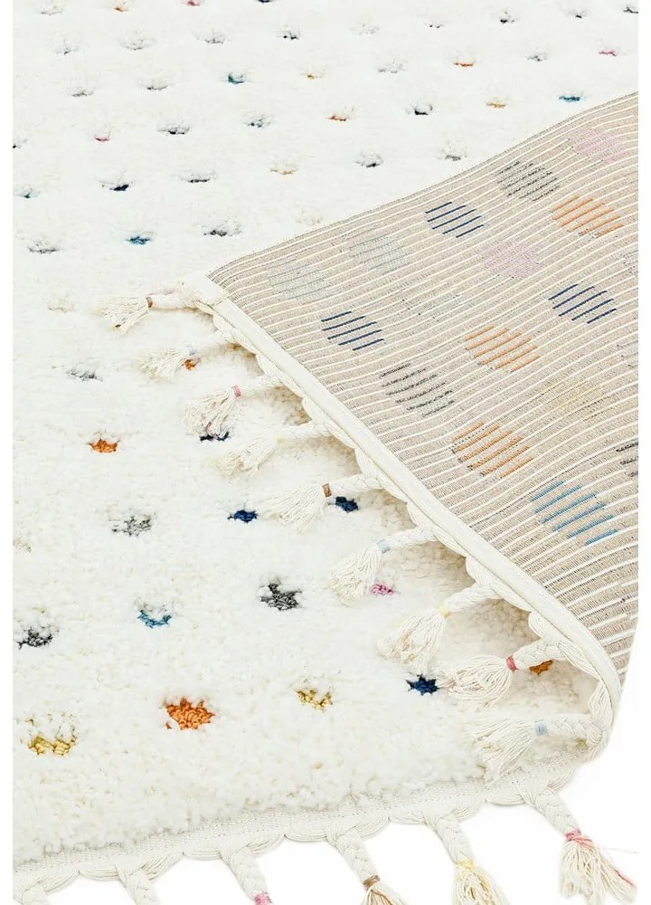 Béžový koberec Asiatic Carpets Dotty Multi, 80 x 150 cm