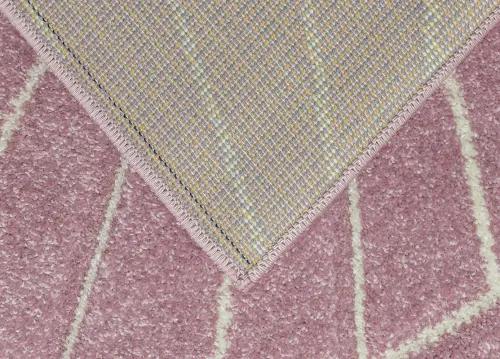 Koberce Breno Kusový koberec PORTLAND 58/RT4R, ružová, viacfarebná,67 x 120 cm