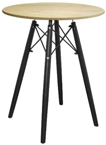 TRENDIE Jedálenský stôl EDDIE 60 cm dub