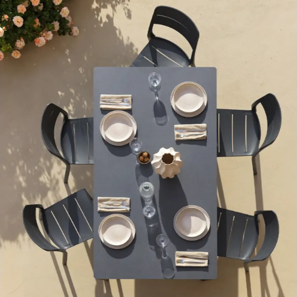 PIAVE 160x90 záhradný stôl tabacco