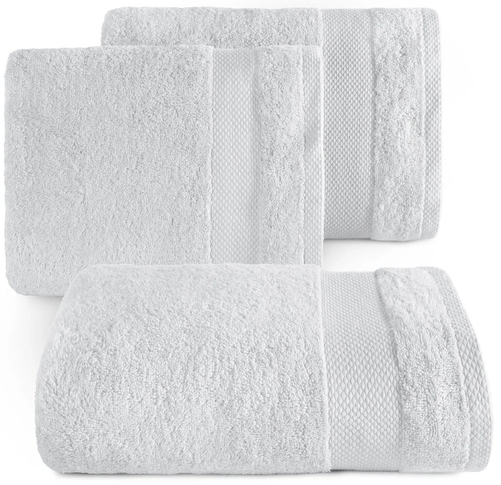 BAVLNENÝ UTERÁK LORITA 70X140 CM STRIEBORNÁ