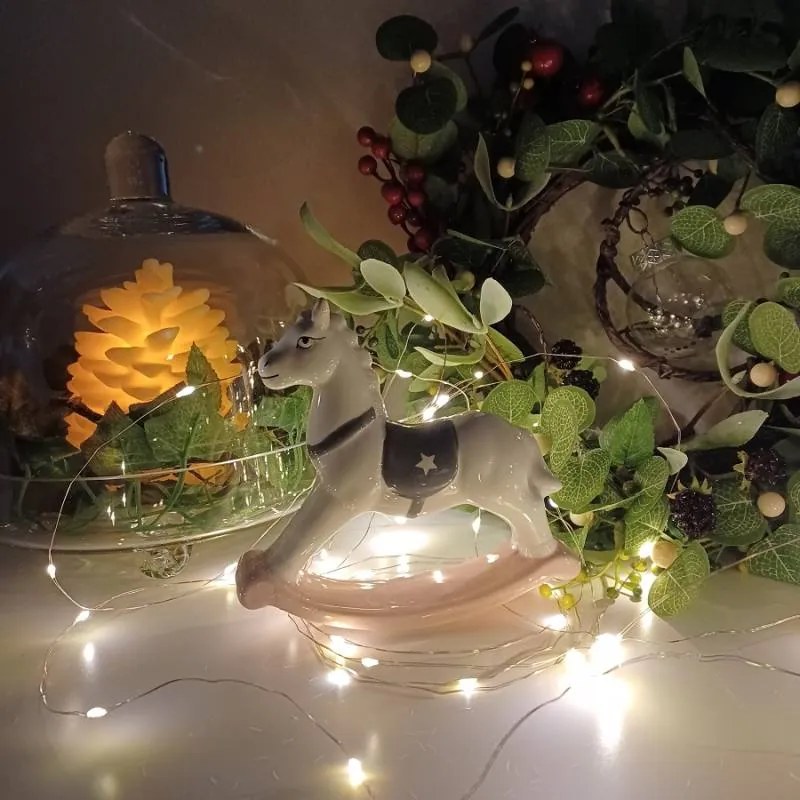 DECOLED Keramický hojdací kôň, 14,8 x 3,7 x 13,5 cm