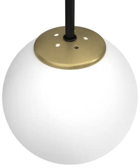 Nástenná lampa CAMBRIDGE 1xE14/60W/230V čierna/mosadz