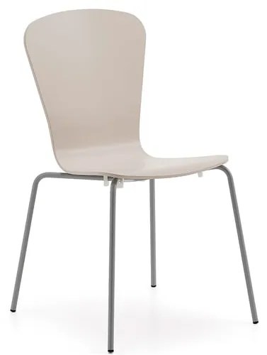 Stolička MILLA, šedé nohy, piesková