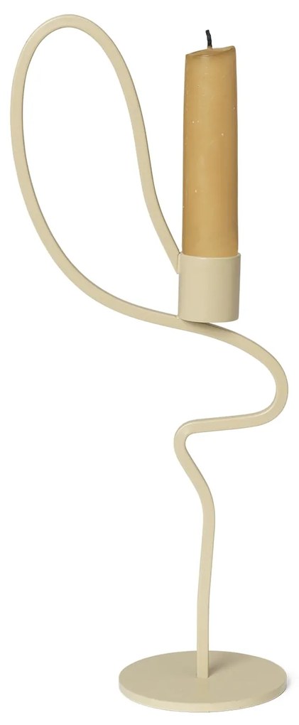 Ferm Living Kovový svietnik Valse Cashmere