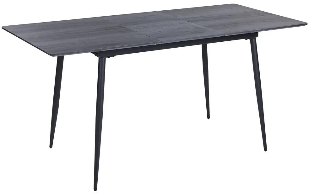 Rozkladací jedálenský stôl 120/160 x 80 cm sivý GELANDA Beliani