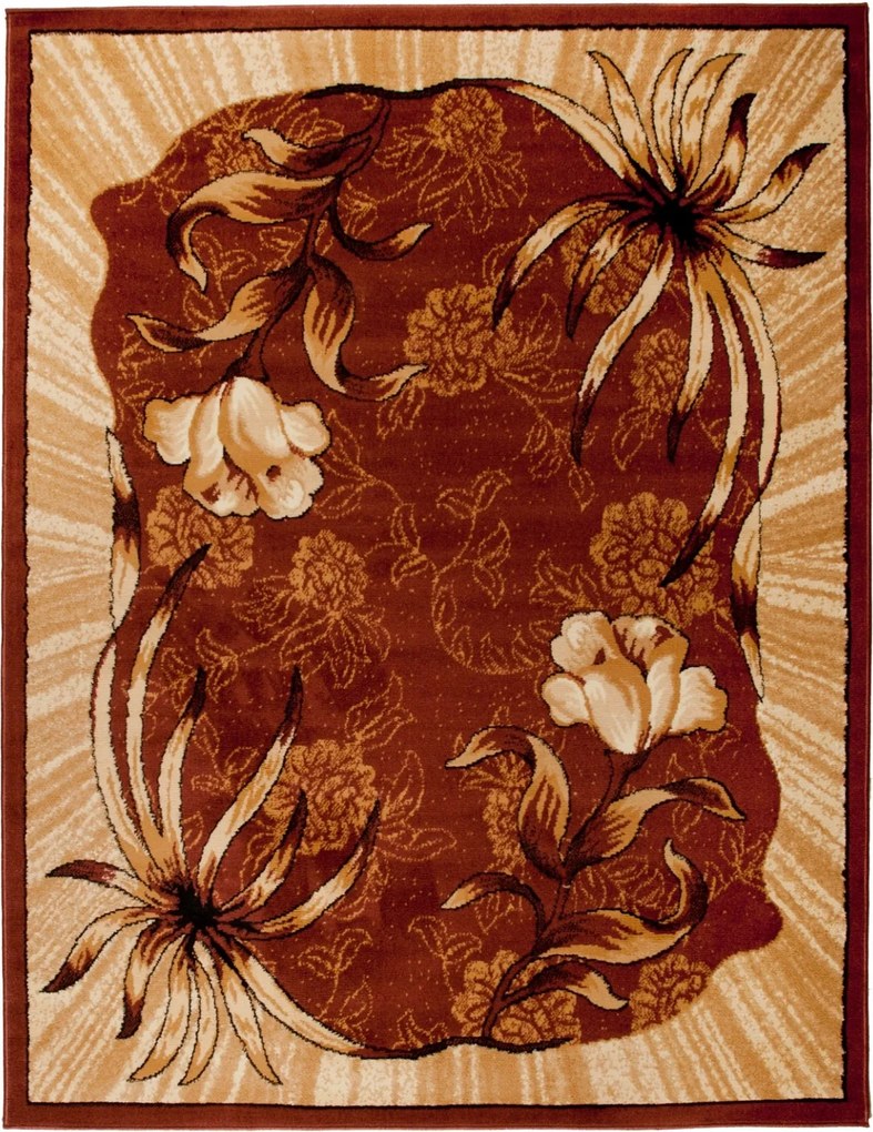TA Koberec 4491A HNEDÝ ATLAS PP Rozmer: 120x170 cm