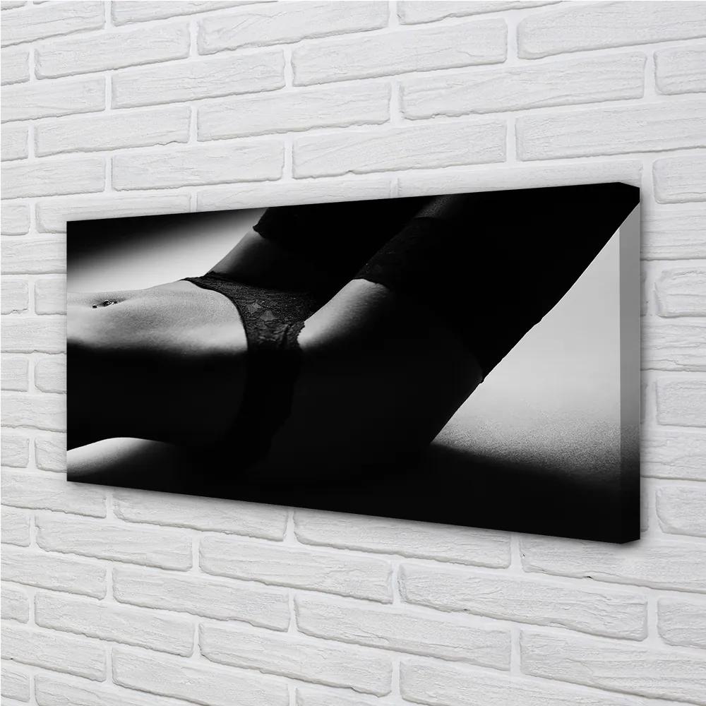 Obraz canvas žena brucho 125x50 cm