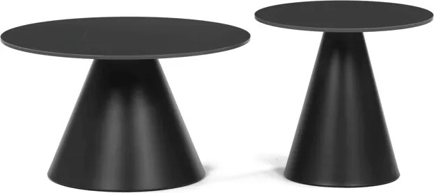 Autronic BONTEC Konferenčný stolík 70x70x41cm, keramika, mramor, CT-F4118 BK Farba: Béžová