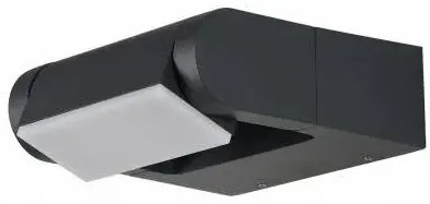 Vonkajšia stojaca lampa Frame wall sivá