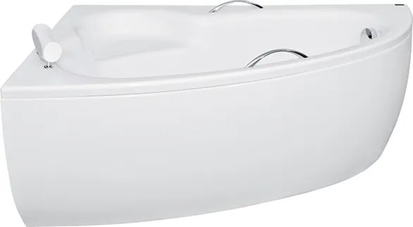 Besco Akrylátová asymetrická vaňa Natalia Premium 150x100 BESCO-Farba: Biela, BESCO-Orientácia: Pravá