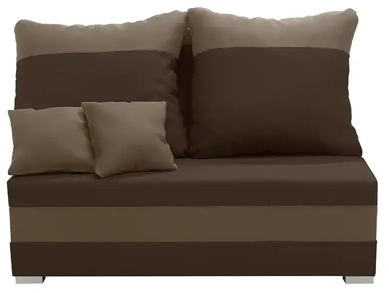 Dvojmiestna pohovka s funkciou spania GUSTO 2 Tmavohnedá/svetlohnedá