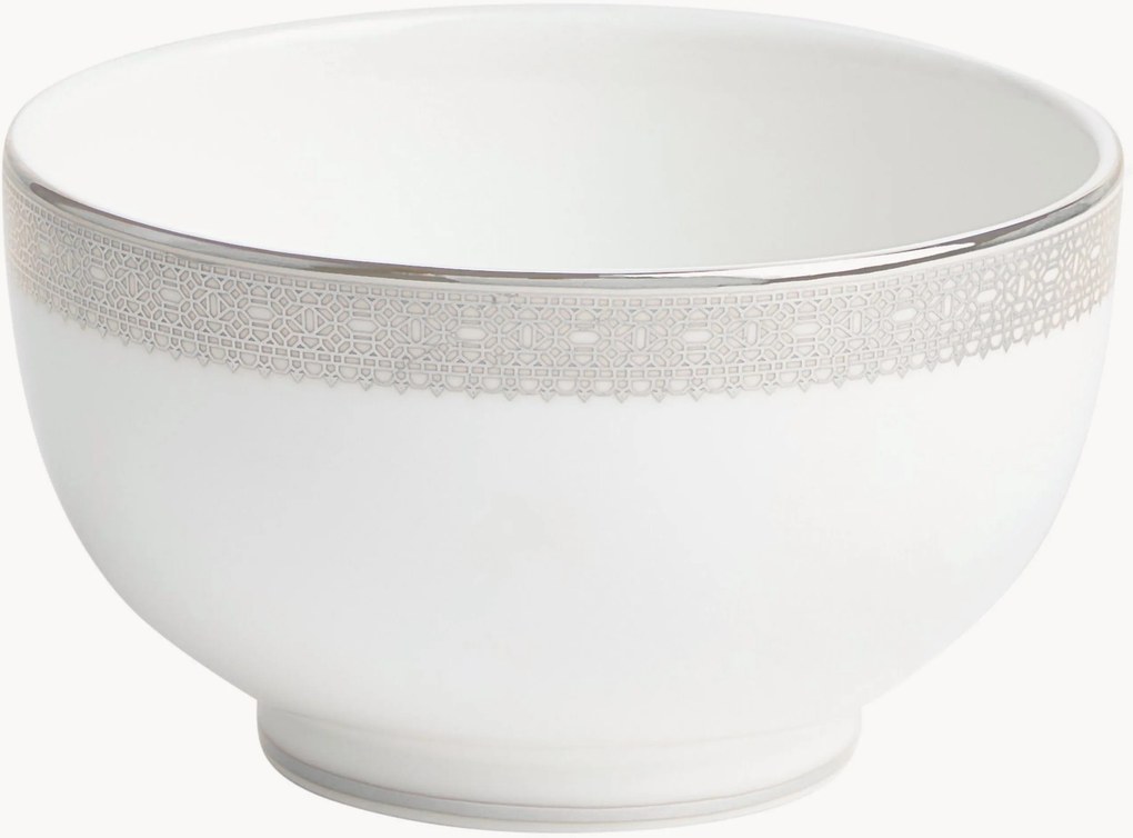 Porcelánová miska na občerstvenie Vera Wang Lace Platinum