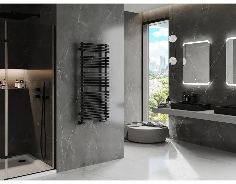 Mexen Akan vykurovacie teleso 1080 x 500 mm, 784 W, čierna, W121-1080-500-00-70