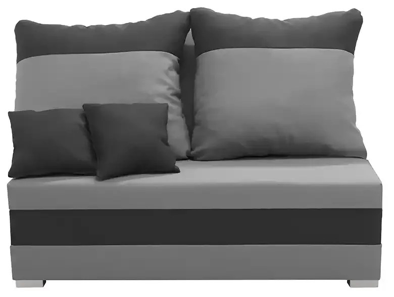 Dvojmiestna pohovka s funkciou spania GUSTO 2 Sivá/sivá