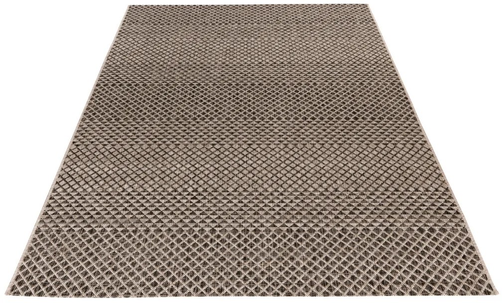 Obsession, Kusový koberec Nordic 877 grey – na von aj na doma, 120x170, šedá, chodba / predsieň