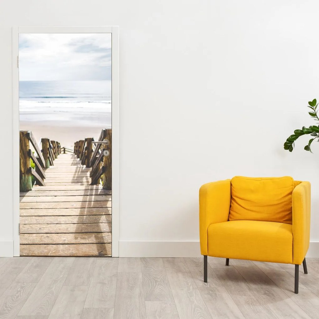 Fototapeta na dvere - Vstup na pláž (95x205cm)