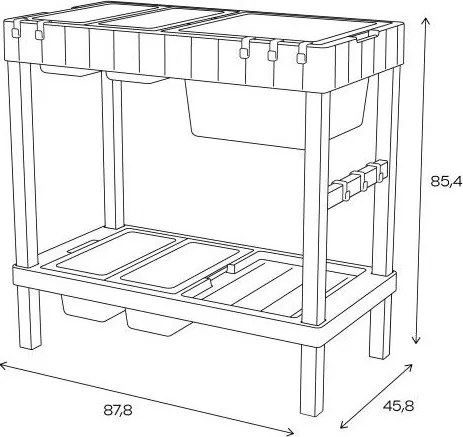 Vyvýšený záhon – Plastia