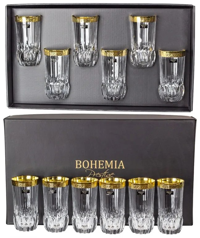 BOHEMIA PRESTIGE MIRADOR POHÁR NA VODU 400ML SADA 6 KS